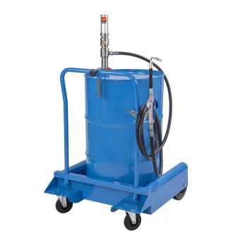Meclube - completo carrellato per liquido antigelo per fusti da 180-220 l