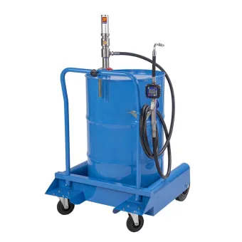 Meclube - completo carrellato per liquido antigelo per fusti da 180-220 l