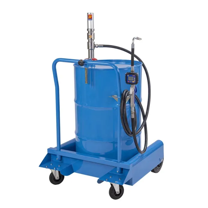 Meclube - completo carrellato per liquido antigelo per fusti da 180-220 l