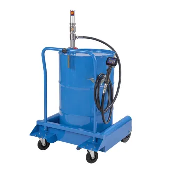 Meclube - completo carrellato per liquido lavavetri per fusti da 180-220 l