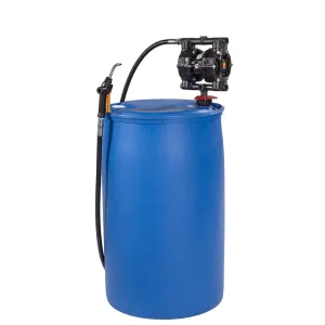 Meclube - completo pompa membrana per liquido lavavetri per fusti da 200 l con pistola distribuzione