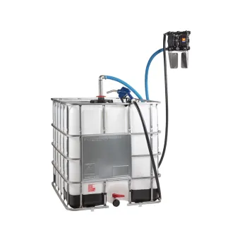 Meclube - completo pompa membrana per liquido antigelo, lavavetri e adblue per cisterne ibc 1000 l con pistola automatica