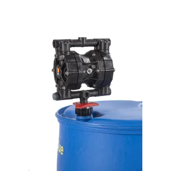 Meclube - pompa pneumatica a doppia membrana drum-mec  mod. p55tb in polipropilene