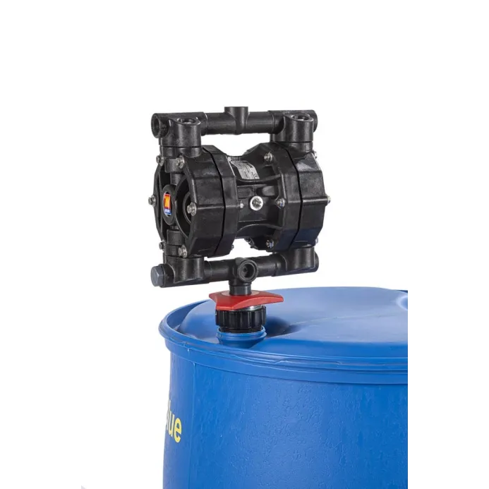 Meclube - pompa pneumatica a doppia membrana drum-mec  mod. p55tb in polipropilene
