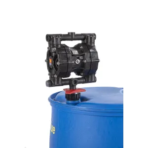 Meclube - pompa pneumatica a doppia membrana drum-mec mod. p55tb in polipropilene