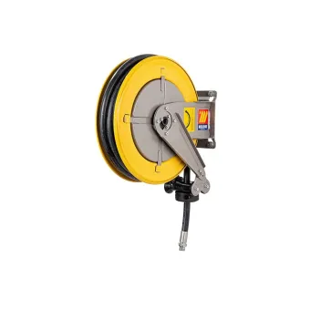 Meclube - avvolgitubo automatico in acciaio verniciato fisso f-400 per lavavetri e adblue 1/2" senza tubo
