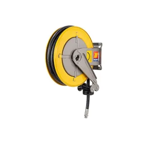 Meclube - avvolgitubo automatico in acciaio verniciato fisso f-400 per lavavetri e adblue 1/2" senza tubo