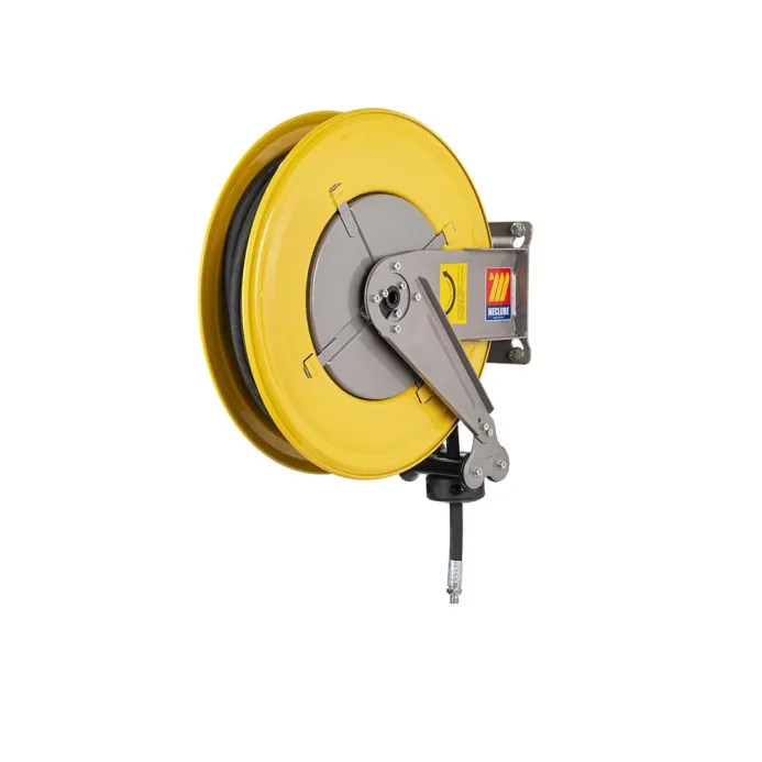 Meclube - avvolgitubo automatico in acciaio verniciato fisso f-460 per grasso 1/2" senza tubo