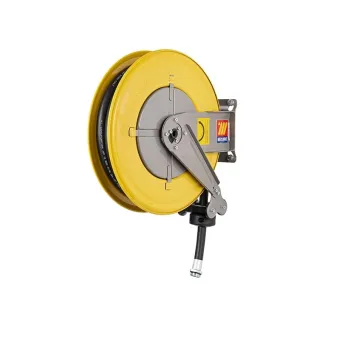 Meclube - avvolgitubo automatico in acciaio verniciato fisso f-460 per gasolio 3/4" senza tubo