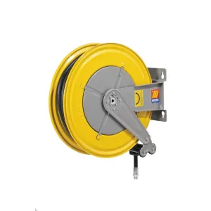 Meclube - avvolgitubo automatico in acciaio verniciato fisso f-550 per aria-acqua 3/4" senza tubo