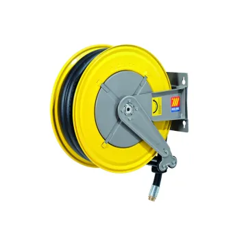 Meclube - avvolgitubo automatico in acciaio verniciato fisso f-555 per gasolio ø 3/4"-19x27 20m