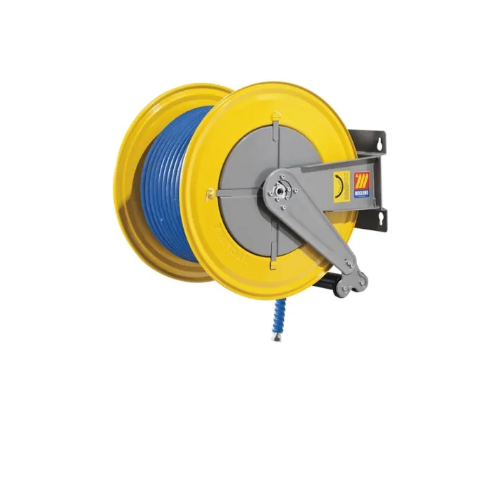 Meclube - avvolgitubo automatico in acciaio verniciato fisso f-560 per acqua 150°c 1/2" senza tubo