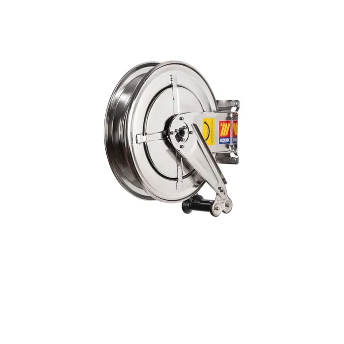 Meclube - avvolgitubo automatico in acciaio inox aisi 304 fisso fx-400 per acqua 150°c 3/8" senza tubo