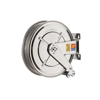 Meclube - avvolgitubo automatico in acciaio inox aisi 304 fisso fx-550 per acqua 150°c 3/8" senza tubo