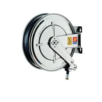 Meclube - avvolgitubo automatico in acciaio inox aisi 304 fisso fx-550 per gasolio 1" senza tubo
