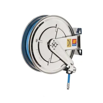 Meclube - avvolgitubo automatico in acciaio inox aisi 304 fisso fx-550 per uso alimentare 120°c ø 1/2"20m