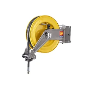 Meclube - avvolgitubo automatico in acciaio verniciato orientabile s-400 per olio,antigelo e affini 1/2" senza tubo