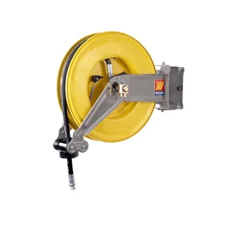 Meclube - avvolgitubo automatico in acciaio verniciato orientabile s-460 per aria-acqua ø 3/8"20m