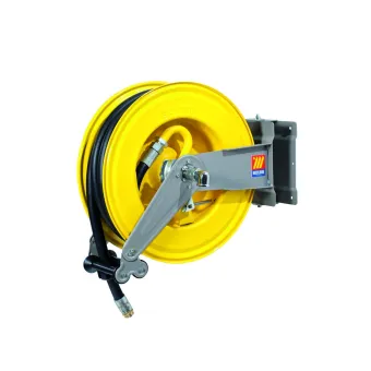 Meclube - avvolgitubo automatico in acciaio verniciato orientabile s-555 per gasolio 1" senza tubo