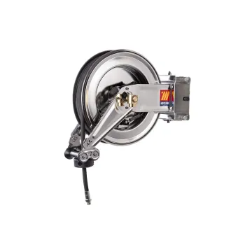 Meclube - avvolgitubo automatico in acciaio inox aisi 304 orientabile sx-400 per aria-acqua ø 3/8"15m