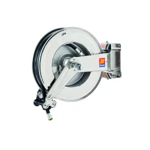 Meclube - avvolgitubo automatico in acciaio inox aisi 304 orientabile sx-460 per gasolio ø 3/4"-19x27 8m