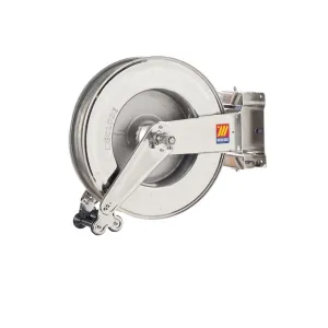 Meclube - avvolgitubo automatico in acciaio inox aisi 304 orientabile sx-550 per acqua 150°c 3/8" senza tubo