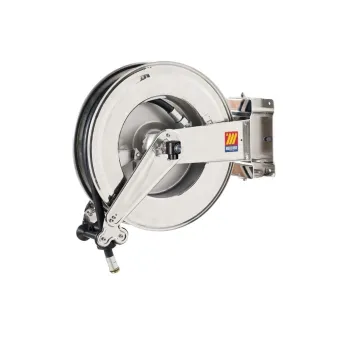 Meclube - avvolgitubo automatico in acciaio inox aisi 304 orientabile sx-550 per gasolio ø 3/4"-19x27 10m