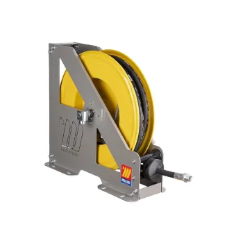 Meclube - avvolgitubo automatico in acciaio verniciato serie heavy-duty hd-460 per olio,antigelo e affini ø 1/2"15m