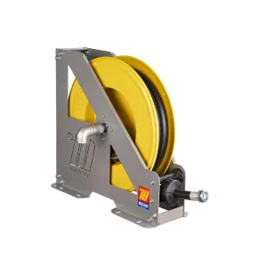 Meclube - avvolgitubo automatico in acciaio verniciato serie heavy-duty hd-460 per gasolio 3/4" senza tubo