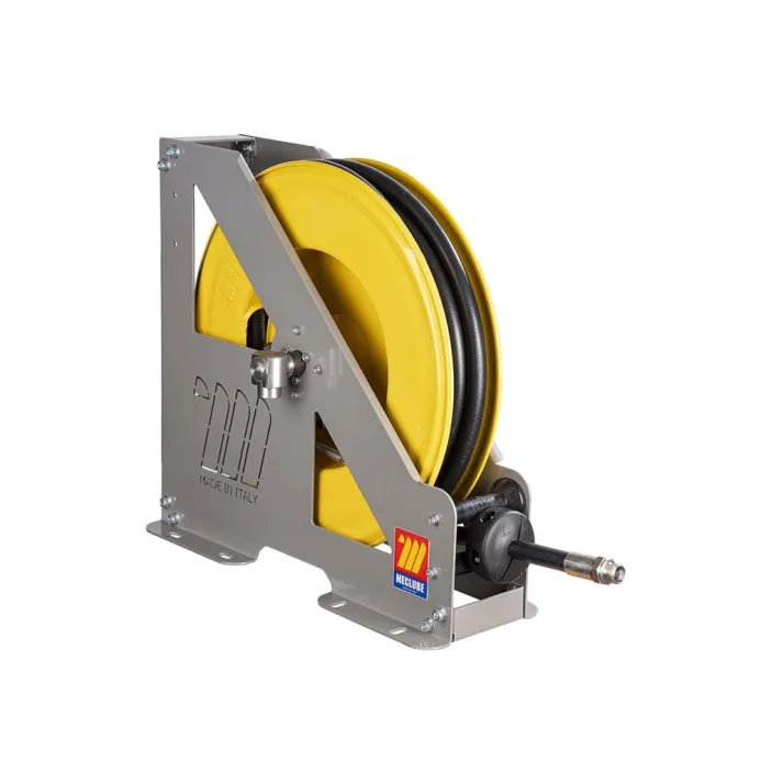 Meclube - avvolgitubo automatico in acciaio verniciato serie heavy-duty hd-460 per antigelo-lavavetri-adblue ø 1/2"-12,7x21 15m