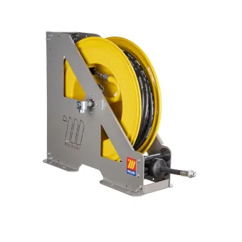 Meclube - avvolgitubo automatico in acciaio verniciato serie heavy-duty hd-550 per olio,antigelo e affini 1/2" senza tubo