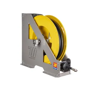 Meclube - avvolgitubo automatico in acciaio verniciato serie heavy-duty hd-550 per antigelo-lavavetri-adblue ø 3/4"10m