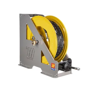 Meclube - avvolgitubo automatico in acciaio verniciato serie heavy-duty hd-555 per aria-acqua ø 3/4"20m