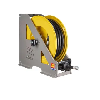 Meclube - avvolgitubo automatico in acciaio verniciato serie heavy-duty hd-555 per gasolio ø 3/4"-19x27 20m