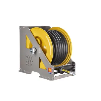Meclube - avvolgitubo automatico in acciaio verniciato serie heavy-duty hd-560 per benzine ø 3/4"-19x27 30m