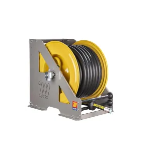Meclube - avvolgitubo automatico in acciaio verniciato serie heavy-duty hd-560 per benzine 1" senza tubo