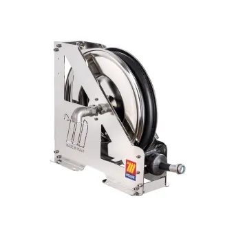 Meclube - avvolgitubo automatico in acciaio inox aisi 304 serie heavy-duty hdx-460 per gasolio ø 3/4"-19x27 8m