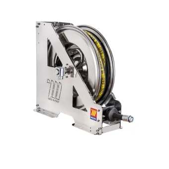 Meclube - avvolgitubo automatico in acciaio inox aisi 304 serie heavy-duty hdx-550 per benzine 1" senza tubo