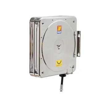 Meclube - avvolgitubo carenato in acciaio inox aisi 304 fisso cfx-500 per aria-acqua ø 1/2"10m
