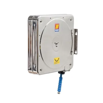 Meclube - avvolgitubo carenato in acciaio inox aisi 304 fisso inox cfx-500 per acqua 150°c ø 3/8"10m