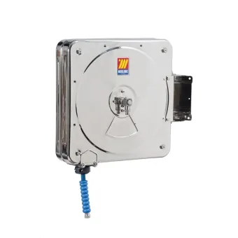 Meclube - avvolgitubo carenato in acciaio inox aisi 304 orientabile csx-500 per acqua 150°c ø 3/8"18m