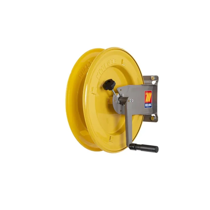 Meclube - avvolgitubo manuale in acciaio verniciato fisso fm-400 per acqua 150°c 3/8" senza tubo