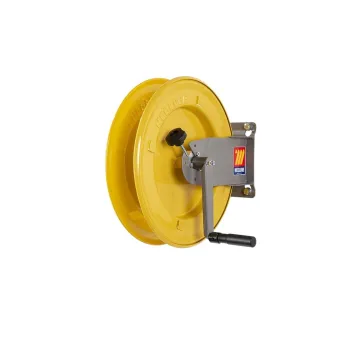 Meclube - avvolgitubo manuale in acciaio verniciato fisso fm-400 per olio,antigelo e affini 3/8" senza tubo