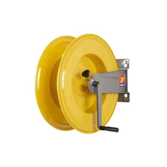 Meclube - avvolgitubo manuale in acciaio verniciato fisso fm-555 per aria-acqua 1" senza tubo