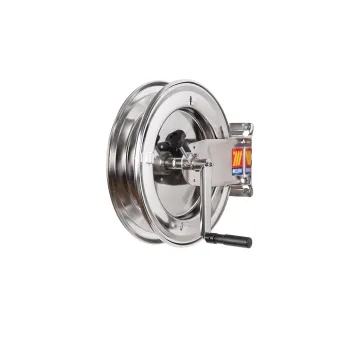 Meclube - avvolgitubo manuale in acciaio inox 304 fisso fmx-400 per grasso 1/2" senza tubo