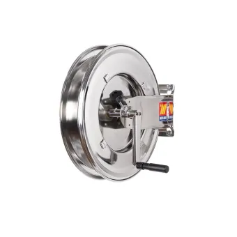 Meclube - avvolgitubo manuale in acciaio inox 304 fisso fmx-460 per olio,antigelo e affini 1/2" senza tubo