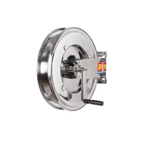 Meclube - avvolgitubo manuale in acciaio inox 304 fisso fmx-460 per grasso 1/2" senza tubo
