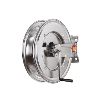 Meclube - avvolgitubo manuale in acciaio inox 304 fisso fmx-550 per olio,antigelo e affini 1/2" senza tubo