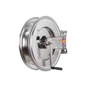 Meclube - avvolgitubo manuale in acciaio inox 304 fisso fmx-550 per antigelo-lavavetri-adblue 1/2" senza tubo