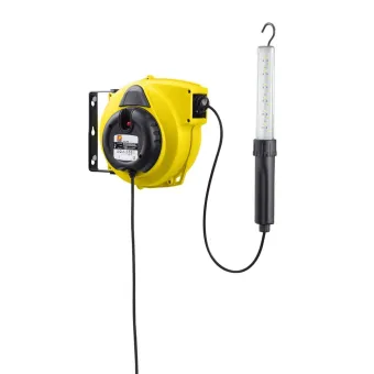 Meclube - avvolgicavo automatico senza trasformatore con lampada es-260l 15m